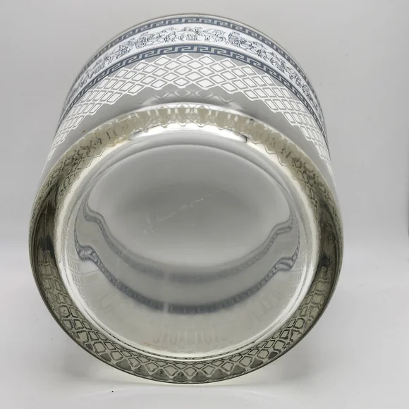 Jeannette Glass Wedgwood Ice Bucket Neoclassic Style 1950's - Picture 4 of 4